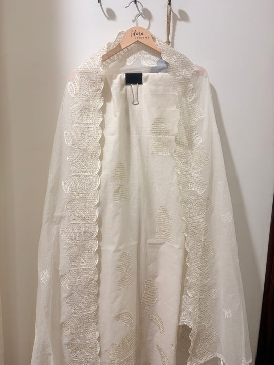 IdaradesignsxHomake Chanderi Tissue Suit 3pc with Appliqué Zari Work